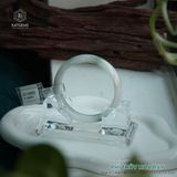  Vòng Khối Ngọc Phỉ Thúy Hoa Bay Cao Cấp Bản Hẹ 11.3 x 6.7 x 53.6 (Không Kén Mệnh) 2519868 