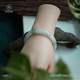  Vòng Khối Ngọc Phỉ Thúy Hoa Bay Cao Cấp Bản Hẹ 11.3 x 6.7 x 53.6 (Không Kén Mệnh) 2519868 