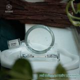  Vòng Khối Ngọc Phỉ Thúy Lam Thủy Xám Khói Cao Cấp Bản Hẹ 12.4 x 5.3 x 55.8 (Không Kén Mệnh) 2541063 