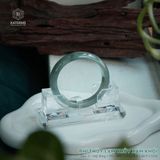  Vòng Khối Ngọc Phỉ Thúy Lam Thủy Xám Khói Cao Cấp Bản Oval 12.5 x 6.8 x 48.9 x 52.8 (Không Kén Mệnh) 2541061 