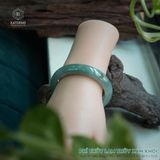  Vòng Khối Ngọc Phỉ Thúy Lam Thủy Xám Khói Cao Cấp Bản Oval 12.5 x 6.8 x 48.9 x 52.8 (Không Kén Mệnh) 2541061 