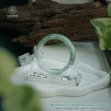  Vòng Khối Ngọc Phỉ Thúy Bạch Lục Vân Sương Cao Cấp Bản Hẹ 12.1 x 8.4 x 54.5 (Không Kén Mệnh) 2541933 