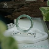 Vòng Khối Ngọc Phỉ Thúy Bạch Lục Vân Sương Cao Cấp Bản Hẹ 11 x 8.6 x 53.6 (Không Kén Mệnh) 2541934 
