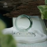  Vòng Khối Ngọc Phỉ Thúy Bạch Lục Vân Sương Cao Cấp Bản Hẹ 11.6 x 8.6 x 51.5 (Không Kén Mệnh) 2541932 