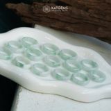  Nhẫn Ngọc Khối Phỉ Thúy Hoa Bay Ni 15.6mm đến 18.2mm (Không Kén Mệnh) 281125-2 