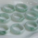  Nhẫn Ngọc Khối Phỉ Thúy Hoa Bay Ni 15.6mm đến 18.2mm (Không Kén Mệnh) 281125-2 