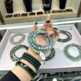  Chuỗi Vòng Cổ Ngọc Phỉ Thúy Hoa Bay 8ly (Không Kén Mệnh) 