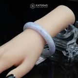  Nhẫn "Tử La Băng Tâm" Ngọc Myanmar Type A KT 13 x 11 x 4 Vàng Trang Sức (Không Kén Mệnh) 