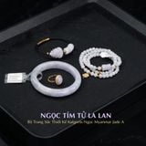  Bộ Trang Sức Thiết Kế Ngọc Phỉ Thúy Tím Tử La Lan (Không Kén Mệnh) 