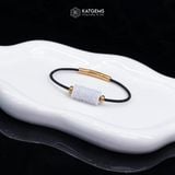  Vòng Dây Cáp Lu Thống Chạm Kim Tiền Ngọc Tím Tử La Lan (Không Kén Mệnh) 