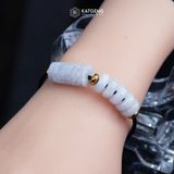  Vòng Dây Cáp Lu Thống Chạm Kim Tiền Mix Ngũ Điếu Ngọc Tím Tử La Lan (Không Kén Mệnh) 