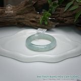  Vòng Khối Ngọc Phỉ Thúy Băng Hoa Lam Sương Cao Cấp Bản Hẹ 11.8 x 8.5 x 50.6 (Không Kén Mệnh) 2544350 