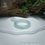  Vòng Khối Ngọc Phỉ Thúy Băng Hoa Lam Sương Cao Cấp Bản Hẹ 12 x 8.2 x 50.6 (Không Kén Mệnh) 2544342 