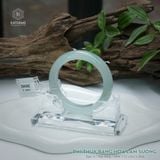  Vòng Khối Ngọc Phỉ Thúy Băng Hoa Lam Sương Cao Cấp Bản Hẹ 12 x 8.2 x 50.6 (Không Kén Mệnh) 2544342 