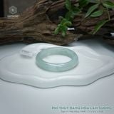  Vòng Khối Ngọc Phỉ Thúy Băng Hoa Lam Sương Cao Cấp Bản Hẹ 12 x 8.2 x 52.6 (Không Kén Mệnh) 2544349 