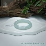  Vòng Khối Ngọc Phỉ Thúy Băng Hoa Lam Sương Cao Cấp Bản Hẹ 12 x 8.2 x 52.6 (Không Kén Mệnh) 2544349 
