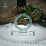  Vòng Khối Ngọc Phỉ Thúy Băng Hoa Lam Sương Cao Cấp Bản Hẹ 10.4 x 8.4 x 52.3 (Không Kén Mệnh) 2544335 