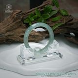  Vòng Khối Ngọc Phỉ Thúy Băng Hoa Lam Sương Cao Cấp Bản Hẹ 11.6 x 7.6 x 53.6 (Không Kén Mệnh) 2542984 