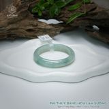  Vòng Khối Ngọc Phỉ Thúy Băng Hoa Lam Sương Cao Cấp Bản Hẹ 11.6 x 7.6 x 53.6 (Không Kén Mệnh) 2542984 