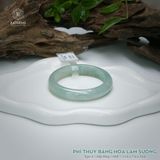  Vòng Khối Ngọc Phỉ Thúy Băng Hoa Lam Sương Cao Cấp Bản Hẹ 11.6 x 7.6 x 53.6 (Không Kén Mệnh) 2542984 