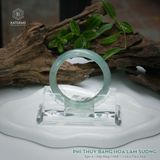  Vòng Khối Ngọc Phỉ Thúy Băng Hoa Lam Sương Cao Cấp Bản Hẹ 11.6 x 7.6 x 53.6 (Không Kén Mệnh) 2542984 