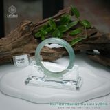  Vòng Khối Ngọc Phỉ Thúy Băng Hoa Lam Sương Cao Cấp Bản Hẹ 11.6 x 7.6 x 53.6 (Không Kén Mệnh) 2542984 