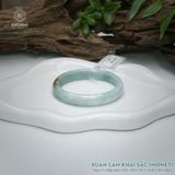  Vòng Khối Ngọc Phỉ Thúy Xuân Lam Khai Sắc Cao Cấp Bản Oval 10.7 x 6.4 x 50 x 56.1 (Không Kén Mệnh) 2543739 