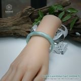  Vòng Khối Ngọc Phỉ Thúy Xuân Lam Khai Sắc Cao Cấp Bản Oval 9 x 6 x 48.2 x 55.1 (Không Kén Mệnh) 2543741 