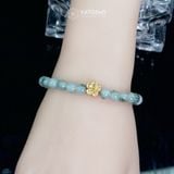  Vòng Đơn Ngọc Phỉ Thúy Hoa Bay 5.7ly Mix Charm Hoa Mai Vàng Trang Sức (Không Kén Mệnh) 2-131006 