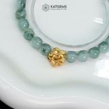  Vòng Đơn Ngọc Phỉ Thúy Hoa Bay 5.7ly Mix Charm Hoa Mai Vàng Trang Sức (Không Kén Mệnh) 2-131006 