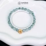  Vòng Đơn Ngọc Phỉ Thúy Hoa Bay 5.7ly Mix Charm Hoa Mai Vàng Trang Sức (Không Kén Mệnh) 2-131006 