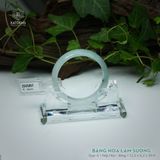  Vòng Khối Ngọc Phỉ Thúy Băng Hoa Lam Sương Cao Cấp Bản Hẹ 12.2 x 6.2 x 50.9 (Không Kén Mệnh) 2545857 