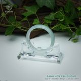  Vòng Khối Ngọc Phỉ Thúy Băng Hoa Lam Sương Cao Cấp Bản Hẹ 12.2 x 6.2 x 50.9 (Không Kén Mệnh) 2545857 