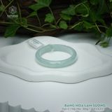  Vòng Khối Ngọc Phỉ Thúy Băng Hoa Lam Sương Cao Cấp Bản Hẹ 10.8 x 6.5 x 51.7 (Không Kén Mệnh) 2545855 