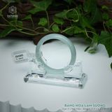  Vòng Khối Ngọc Phỉ Thúy Băng Hoa Lam Sương Cao Cấp Bản Hẹ 10.8 x 6.5 x 51.7 (Không Kén Mệnh) 2545855 