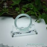  Vòng Khối Ngọc Phỉ Thúy Băng Hoa Lam Sương Cao Cấp Bản Hẹ 10.8 x 6.5 x 51.7 (Không Kén Mệnh) 2545855 