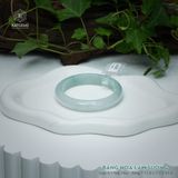  Vòng Khối Ngọc Phỉ Thúy Băng Hoa Lam Sương Cao Cấp Bản Hẹ 11.8 x 7.5 x 55.8 (Không Kén Mệnh) 2545852 