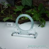  Vòng Khối Ngọc Phỉ Thúy Băng Hoa Lam Sương Cao Cấp Bản Hẹ 11.8 x 7.5 x 55.8 (Không Kén Mệnh) 2545852 
