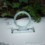  Vòng Khối Ngọc Phỉ Thúy Băng Hoa Lam Sương Cao Cấp Bản Hẹ 11.8 x 7.5 x 55.8 (Không Kén Mệnh) 2545852 