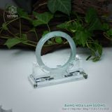  Vòng Khối Ngọc Phỉ Thúy Băng Hoa Lam Sương Cao Cấp Bản Hẹ 11.8 x 7.5 x 55.8 (Không Kén Mệnh) 2545852 