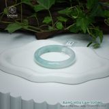  Vòng Khối Ngọc Phỉ Thúy Băng Hoa Lam Sương Cao Cấp Bản Hẹ 11.8 x 7.5 x 55.8 (Không Kén Mệnh) 2545852 