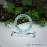  Vòng Khối Ngọc Phỉ Thúy Băng Hoa Lam Sương Cao Cấp Bản Đũa 10.1 x 10.1 x 51.8 (Không Kén Mệnh) 2545848 