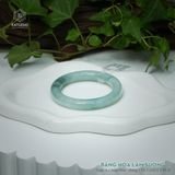  Vòng Khối Ngọc Phỉ Thúy Băng Hoa Lam Sương Cao Cấp Bản Đũa 10.1 x 10.1 x 51.8 (Không Kén Mệnh) 2545848 