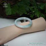  Vòng Khối Ngọc Phỉ Thúy Hoa Bay Cao Cấp Bản Hẹ 10.2 x 5.7 x 55 (Không Kén Mệnh) 2545851 