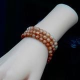  Vòng Chuỗi Ngọc Hồng Phỉ 6.6ly (Không Kén Mệnh) VIP-127009 