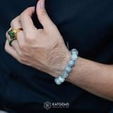  Vòng Đơn Ngọc Gà Đen Cho Nam 12.8ly  (Không Kén Mệnh) V3-134001 