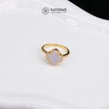  Nhẫn Cỏ Bốn Lá Tử La Cát Diệp Vip Vàng Trang Sức (Không Kén Mệnh) 