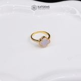  Nhẫn Cỏ Bốn Lá Tử La Cát Diệp Vip Vàng Trang Sức (Không Kén Mệnh) 