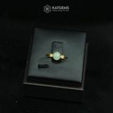  Nhẫn Ngọc Myanmar Type A Vàng Trang Sức (Không Kén Mệnh) 