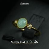  Nhẫn Ngọc Myanmar Type A Vàng Trang Sức (Không Kén Mệnh) 